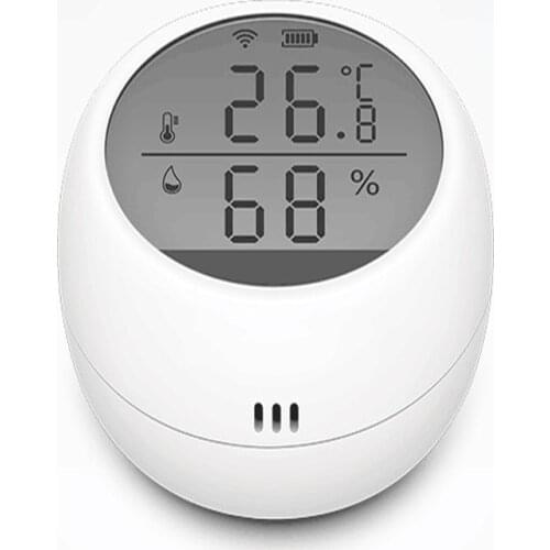 WIFI Temperature and Humidity Sensor Indoor Hygrometer Thermometer with LCD Display Support Alexa Google Assistant Smart Home
