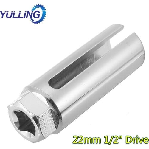 YULLING Universal Oxygen Sensor Socket 22mm 1/2" Drive Car Lambda Oxygen Sensor Socket Wrench Removal Installation Tool