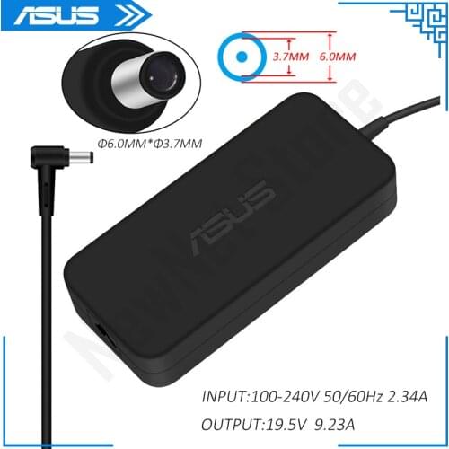 ASUS 19.5V 9.23A 180W 6.0*3.7mm AC Laptop Charger Power Adapter For ASUS ROG TUF FX505GD FX505GM FX705GD FX705GE GL703GM Laptop