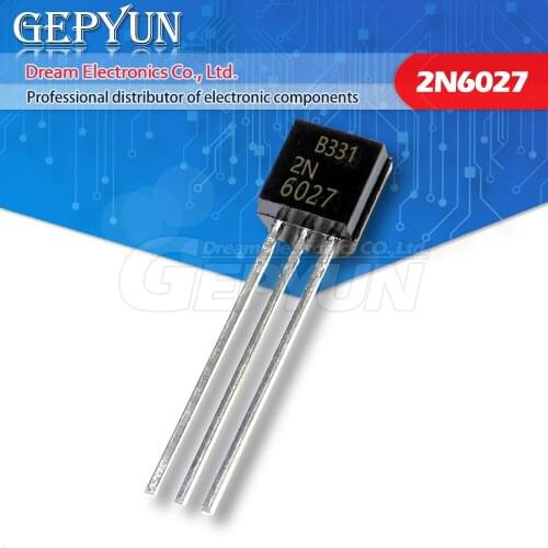 10PCS 2N6027 TO-92 6027 TO92 Transistor