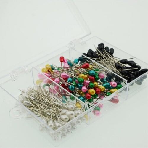 240pcs Drops pearl head pin Weddings Corsage Florists Dressmaking Decorating Sewing Pins patchwork Craft Tool