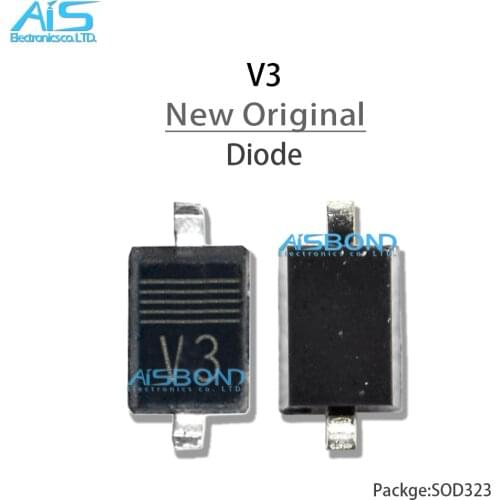 50pcs/lot V3 JH diode for iPad 2 3 4 mini dark screen backlight IC D8228 boost diode SOD323