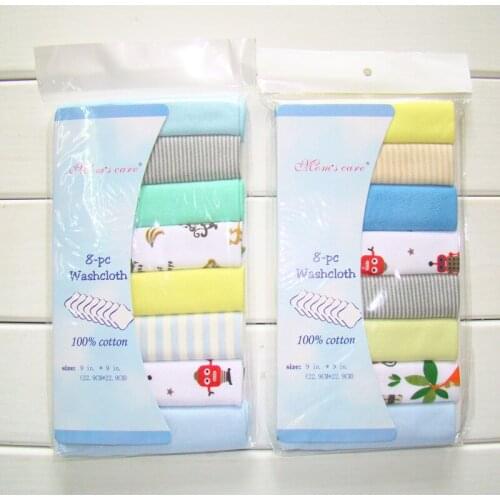 8pcs/pack Cotton Newborn Baby Towels Saliva Towel Nursing Towel Baby Boys Girls Bebe Toalha Washcloth Handkerchief Cloth Wipes