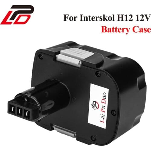 For Interskol H12 12V Battery Case for Power Tools Cordless Drill Replacement Rechargeable Battery Plastics shell