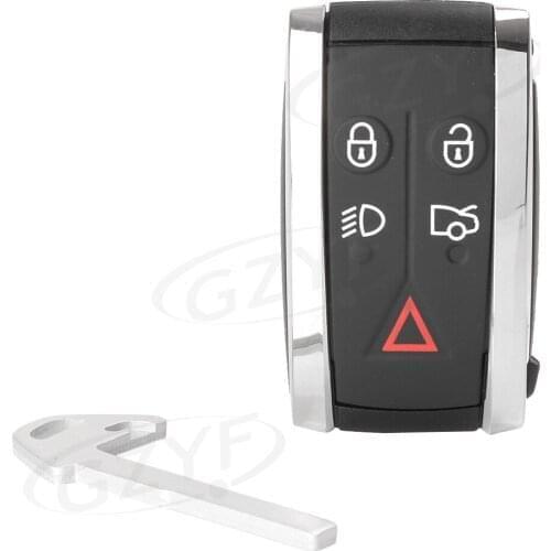 For JAGUAR XF XK XKR X-Type S-Type Black Remote Key Fob Shell Case