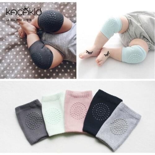 KACAKID Baby Knee Sleeves Kids Children Baby Leg Warmers Cotton Anti-slip Protecting Baby Knee Sleeves Baby Leg Warmers Ka1247