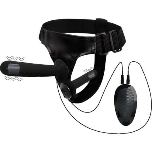 Double Dildo Strapon Vibrating Dildo, Strap On Harness Dildos For Lesbian Man ED, Vagina Anal Penetration Penis Vibrator Panties