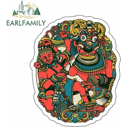 EARLFAMILY 13cm x 10.5cm for Hoysala Reusable Vinyl Car Sticker Body for Car Vinyl Material Laptop Windows Motorcycle Decals