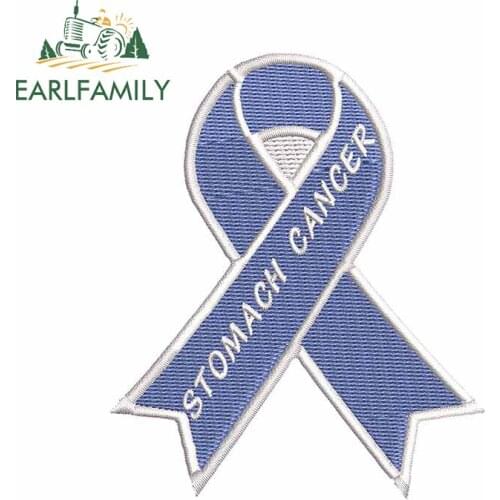 EARLFAMILY 13cm x 10.9cm For Stomach Cancer Car Styling Stickers Repair Decal Vinyl Material Laptop Suitable for VAN RV
