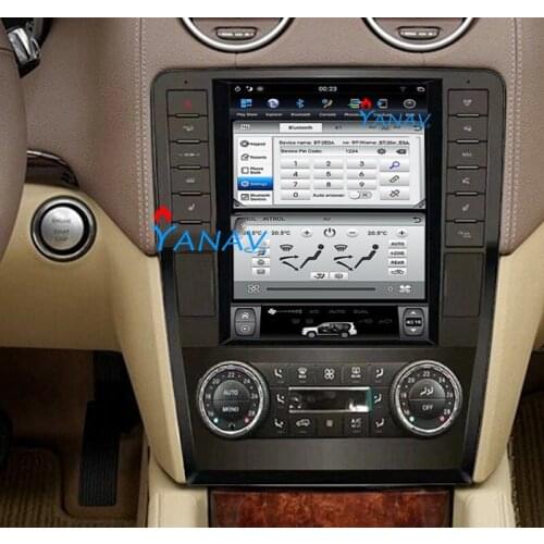 GPS navigator player For-Mercedes-Benz GL 2008 Tesla Style vertical screen car stereo multimedia radio player support carplay