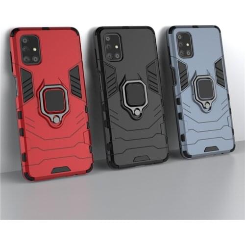Ring Holder Case For Samsung Galaxy M51 Case M31S M01 M21 A41 M31 M11 M31 M30S Cover Phone Bumper For Samsung Galaxy M51 Funda