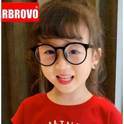 RBROVO Round Retro Glasses Frame Children Luxury Glasses Children Designer Eyeglasses for Girls/Boys Lentes De Lectura Hombre