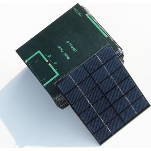 Mini 2W 6V Solar Cell Polycrystalline Solar Panel Solar Module DIY Solar Charger 330mA 136*110MM Free Shipping