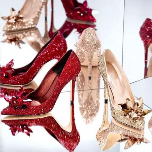 MOONBIFFY Wedding Shoes For The Bride