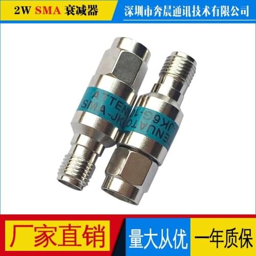 Newest 2W SMA RF Coaxial Attenuator 1-30DB DC-6GHz