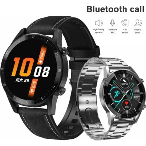 Luxury Business Mens Smartwatch with Information Push Call Reminder Bluetooth Phone Heart Rate Monitoring Casual Watches