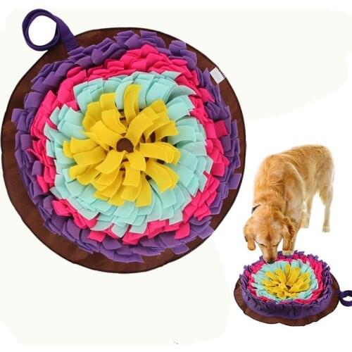 Dogs Snuffle Mat Pet Leak Food Anti Chocking Mat Cat Dog IQ Training Blanket Nose Work Toy Intelligence Pet Slowing Feeding Mat