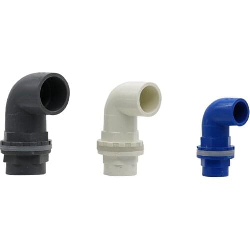 Garden Irrigation Pipe Joint Accessories PVC 20/25/32mm 90° Thickened Elbow Connectors Fish Tank Aquarium Connection Adapter 1Pc