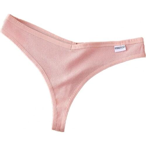 Sexy Women G-String Panties Briefs Low Waist Solid Color Comfortable Cotton Sexy Cross Strap Panties Women Underwear