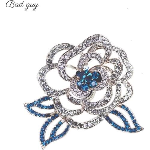 Flower Enamel Brooch Pin for Womens Hollow Vitage Brooch Jewelry Clothes Scarf Buckle Garment Accessories Fine Jewelry Gifts