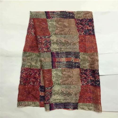 2020 Latest High Quality African Soft Silk Fabric For Garment Neat Embroidery On The Material Silk Fabric 5 Yards! LXFN11121