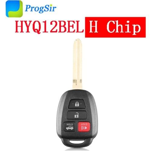 3+1 Button 4 Button 315 MHz Remote Control Key For Toyota 2014~2017 With H Chip FCCID: HYQ12BEL