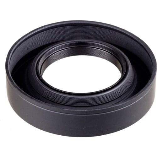 3 in 1 Stage 3-Stage Rubber Collapsible Lens Hood 49 52 55 58 62 67 72 77 82mm for Canon Nikon Sony Pentax Olympus DSLR Camera