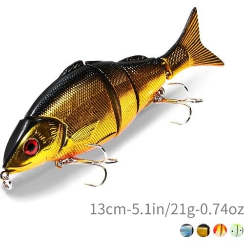 4 Segment Jointed Fishing-Lure 13CM 21G Slow Sinking/Floating Lures Hard Baits Crankbait Jointed Fishing Wobblers Fishing Tackle