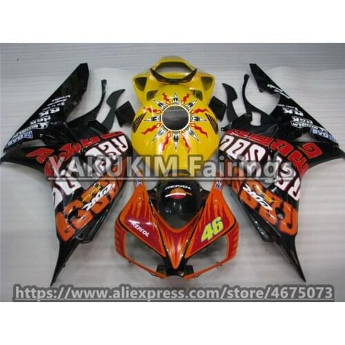 ABS Injection Fairings Kit For Honda CBR1000RR 2006 2007 Motocycle Fairings Badywork Fairing CBR 1000RR 2006 2007 Custom Cowling