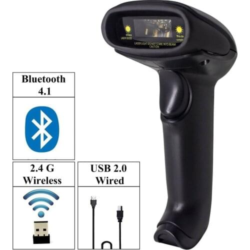 Wireless 1D Barcode Handheld Scanner MJ-2030 Symcode 4GHz Wireless Barcode Reader Wireless Transfer Distance for Pos Terminal