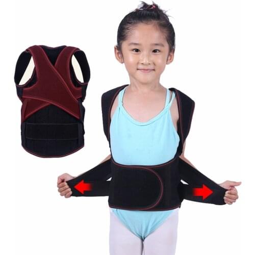 Students Children Back Belt Kids Posture Corrector Humpback Correction Shoulder Spine Back Support Belt Corset For Girl Boy