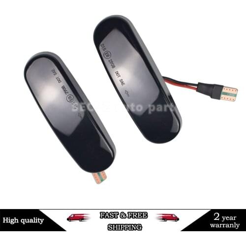 Dynamic Car LED Side Marker Light Turn Signal Lamp For Fiat Panda Punto Evo Stilo Qubo Peugeot Citroen Lancia Musa(350)