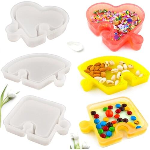 Resin Molds, Epoxy Silicone Molds Storage Box Mold Jewelry Candy Snacks Box Molds Holder Casting Molds DIY Craft Making Tool
