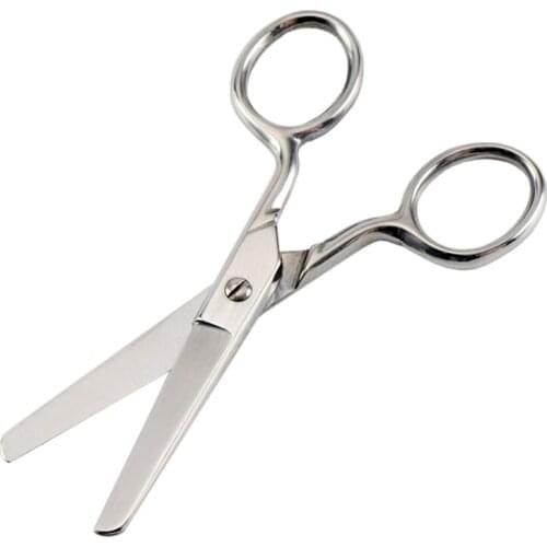 Stainless Steel Inox Curved Nail Scissors With Round Tips For Diabeticsor Kids Office Scissors