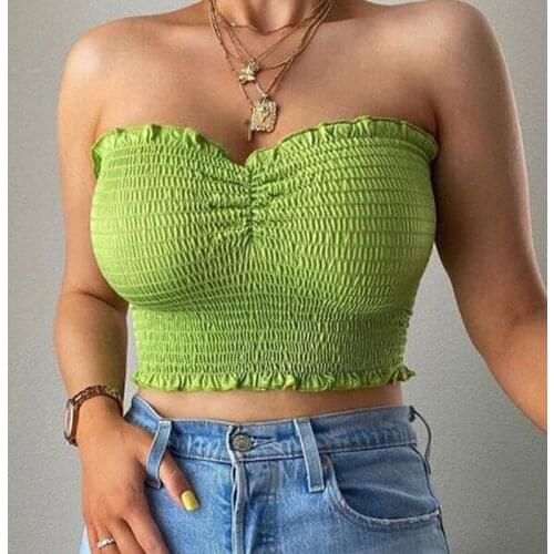 Solid Color Fungus Side Casual Fashion Summer Womens Vest Sleeveless Tanks Top