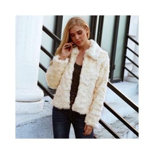 Top brand Autumn and Women Winter New Faux Fox Fur Coat high quality