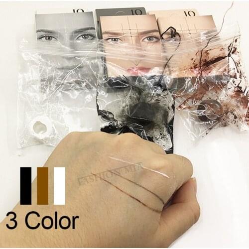 Microblading Pre-Inked Mapping String Locktion Line White Eyebrow Tint Mixer Brow Permanent Makeup Positioning Dyeing Accessorie