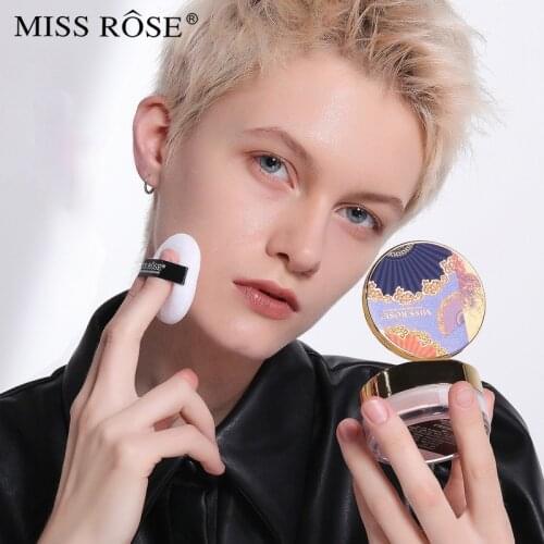 MISS ROSE Oil-controlled Makeup Honey Powder Matte Texture Soft Makeup Loose Powder Is Not Easy To Remove Makeup Powder