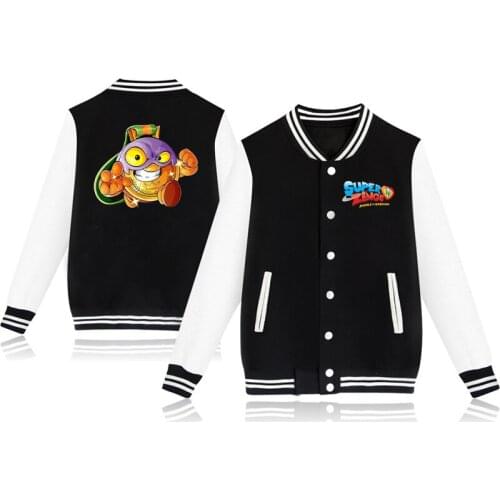 Fashion Casual Child Super Zings Jacket Cartoon Baseball Clothing Boys Girls Superzings Sweatshirt Coat Kids Sportswear Gift