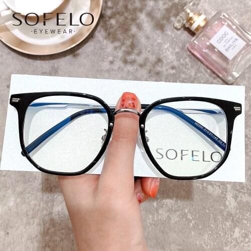Fashion Big Frame Anti Blue Light Blocking Glasses Men Clear Gaming Computer Eyeglasses Women UV Radiation Protection Spectacles