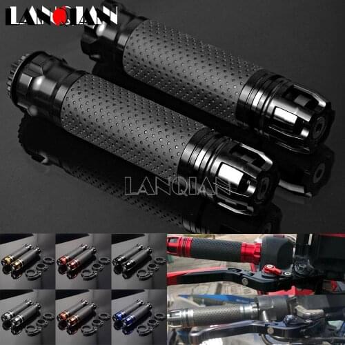 7/8" Motorcycle Aluminum Handle Grips Handle Bar Grips For Ducati TRINEO DESIERTO SCRAMBLER 821 monstruo oscuro Raya 748 900SS