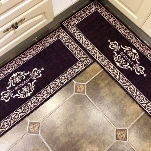 Floor Mat Carpet Living Room Doormat Bath Rug Hallway Kitchen Mats Water Absorption Non-slip Bedroom Mat European Style