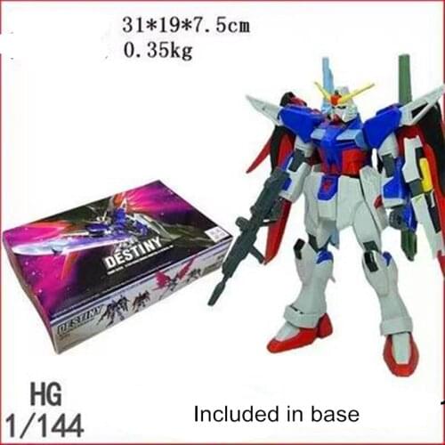 New GAOGAO Gundam Model HG 1:144 Scale Mobile Fighter Destiny Mobile Suit Kids Toys Included in Base