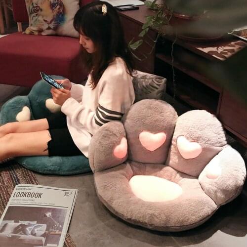 Lumbar Cushion Integrated Chair Student Seat Cushion Sitting Floor Mat Cushion Office Long Sitting Cushion Lazy Backrest