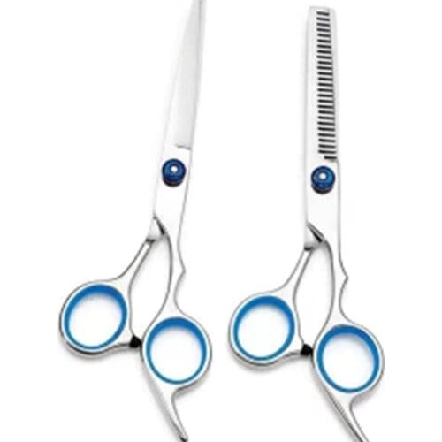 FnLune Professional 6.0 Inch Hairdressing Scissors Hairdressing Scissors Thin Shear Flat Shears Hairdressing Salon Hairstylist