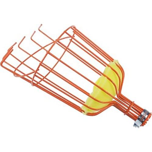 Garden Accessories Aluminum Deep Basket Fruit Picker Convenient Horticultural Fruit Picker Gardening Apples Peach Picking Tools