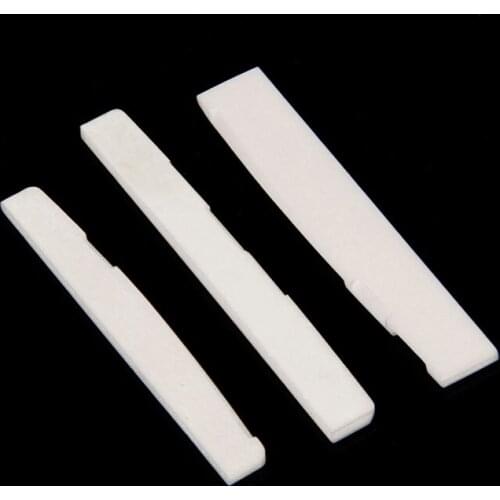 1Pc Bone Bridge Saddle For Folk Acoustic Guitar White Replacement Accessories Guitar Part Accessories