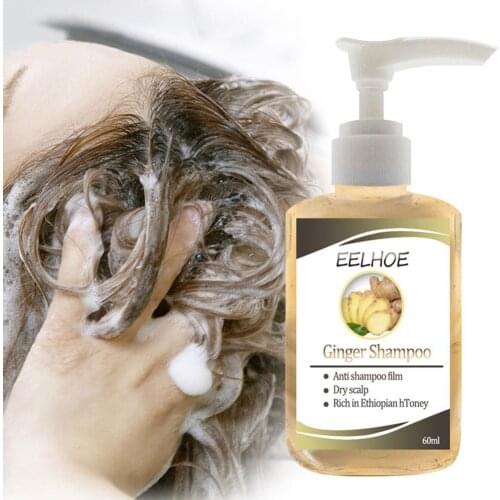 60Ml Polygonum Multiflorum Hair Loss Treatment Shampoo Hair Hair Cinnamon Growth Shampoo Loss Ginger Bar Anti-Hair Care Sha P5K1