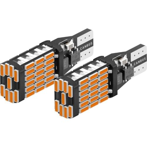 2pcs Canbus T15 T16 Led 921 W16W Bulb Car Backup Reverse Lights 1200lm for Hyundai Santa Fe Getz I20 Sonata Ix25 I40 I10 Coupe