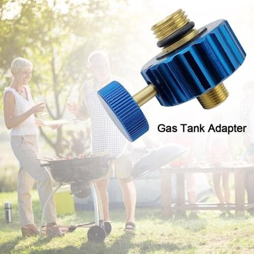 Outdoor Gas Tank Adapter Camping Stove Conversion Head Saudi Middle East Gas Cylinder Converter for Hiking Backpacking Picnics